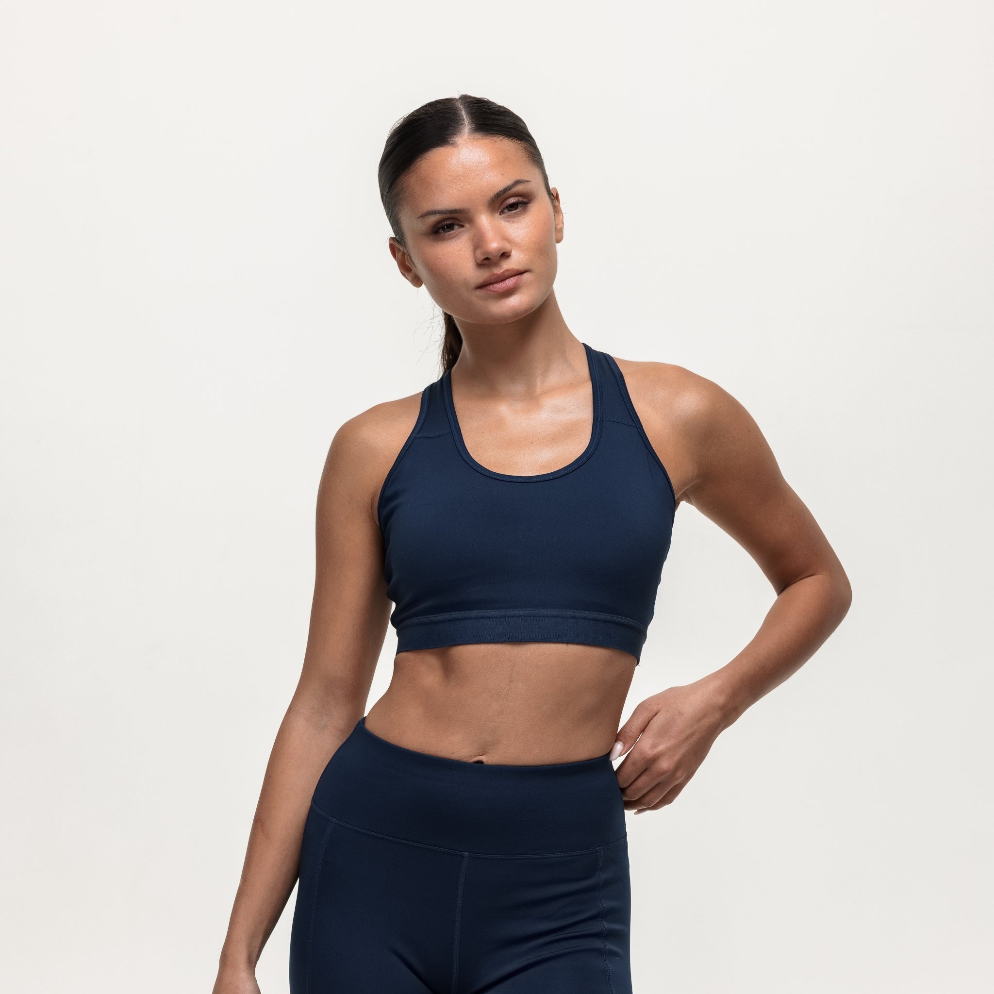 Motion Medium Support Bra - Navy