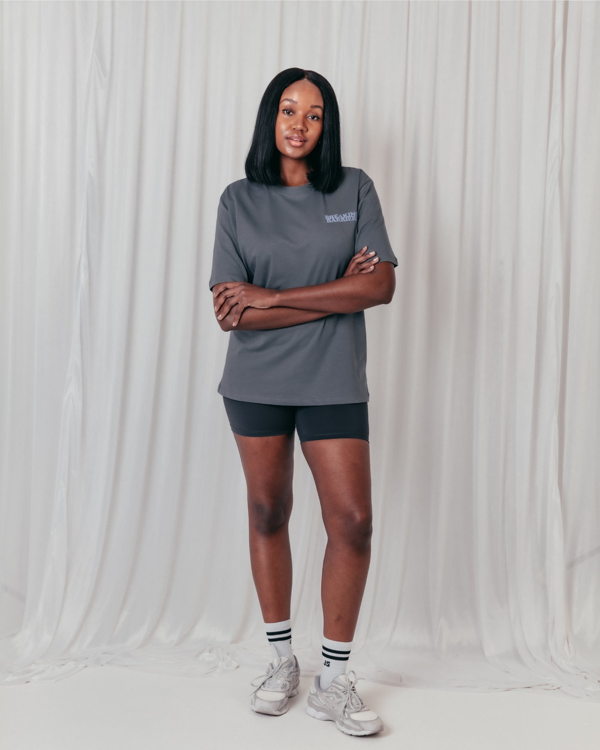 One Rep Boyfriend Tee - Graphite