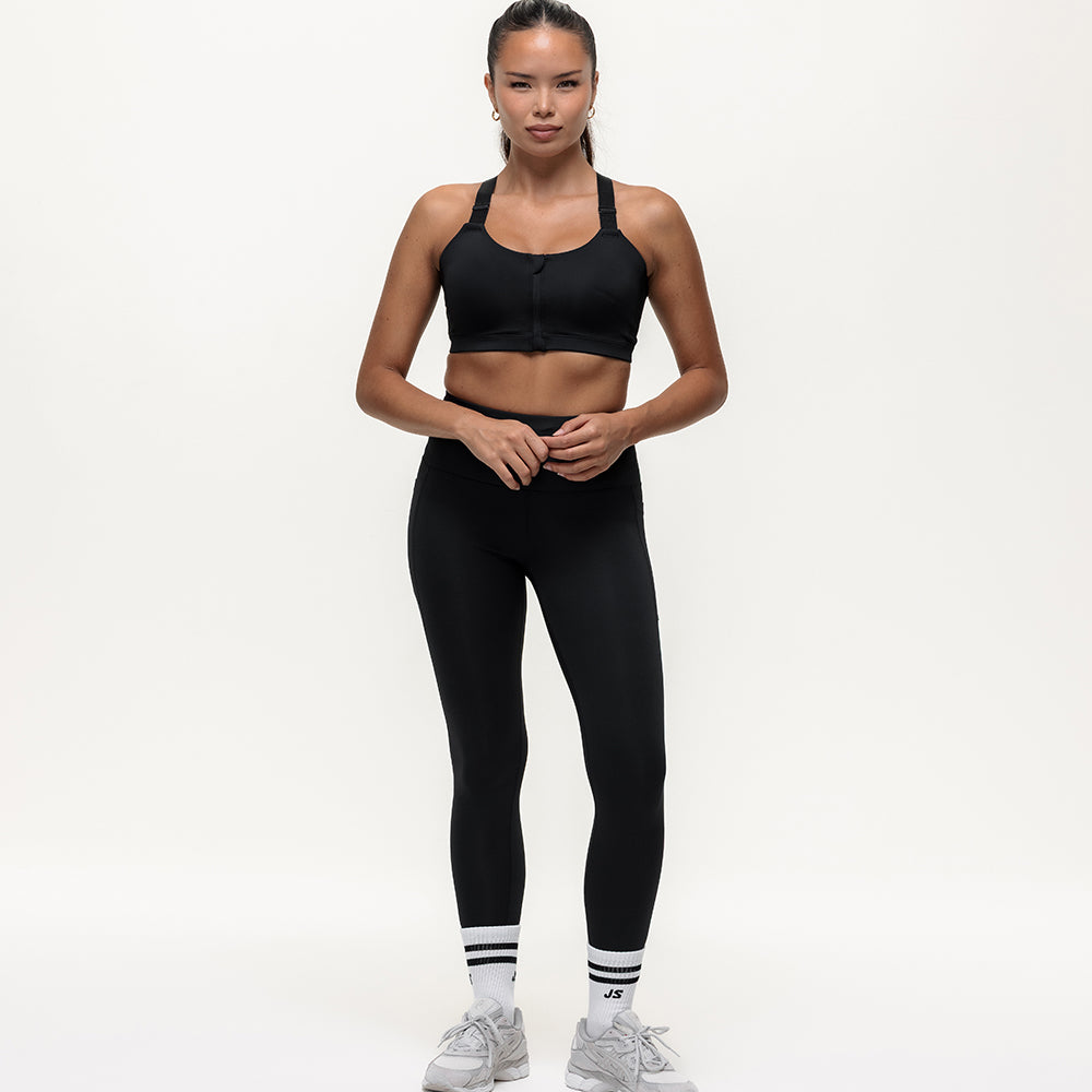 High Rise Genesis Leggings - Black Onyx