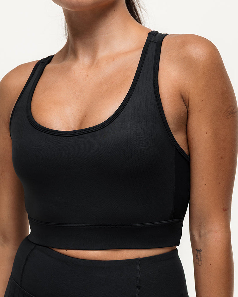 Agility Workout Bra - Black Onyx