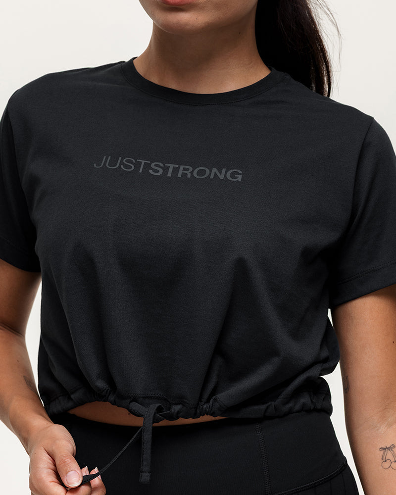 Everyday Drawstring Tee - Black Onyx