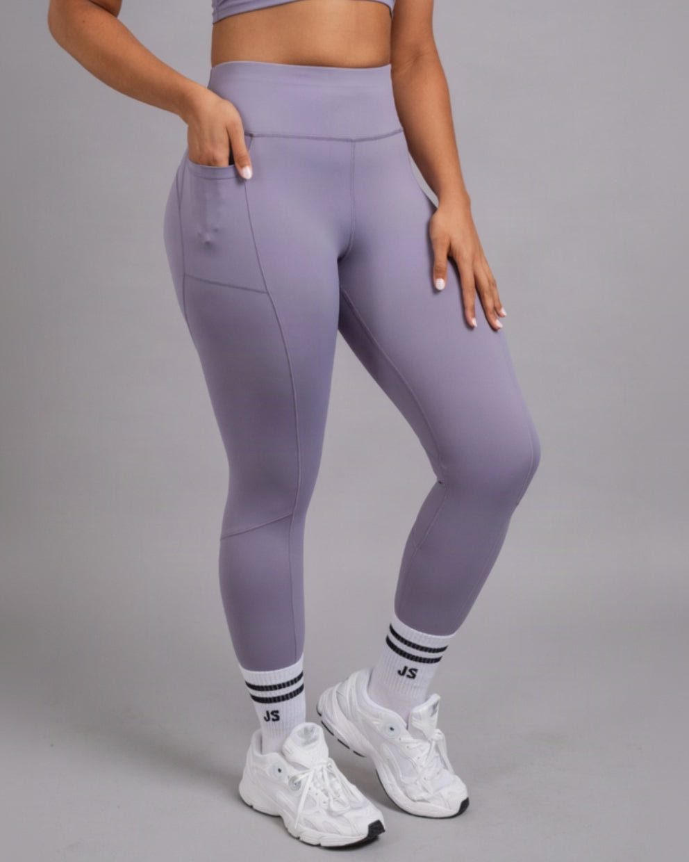 Power High Rise 7/8 Leggings - Purple Ash