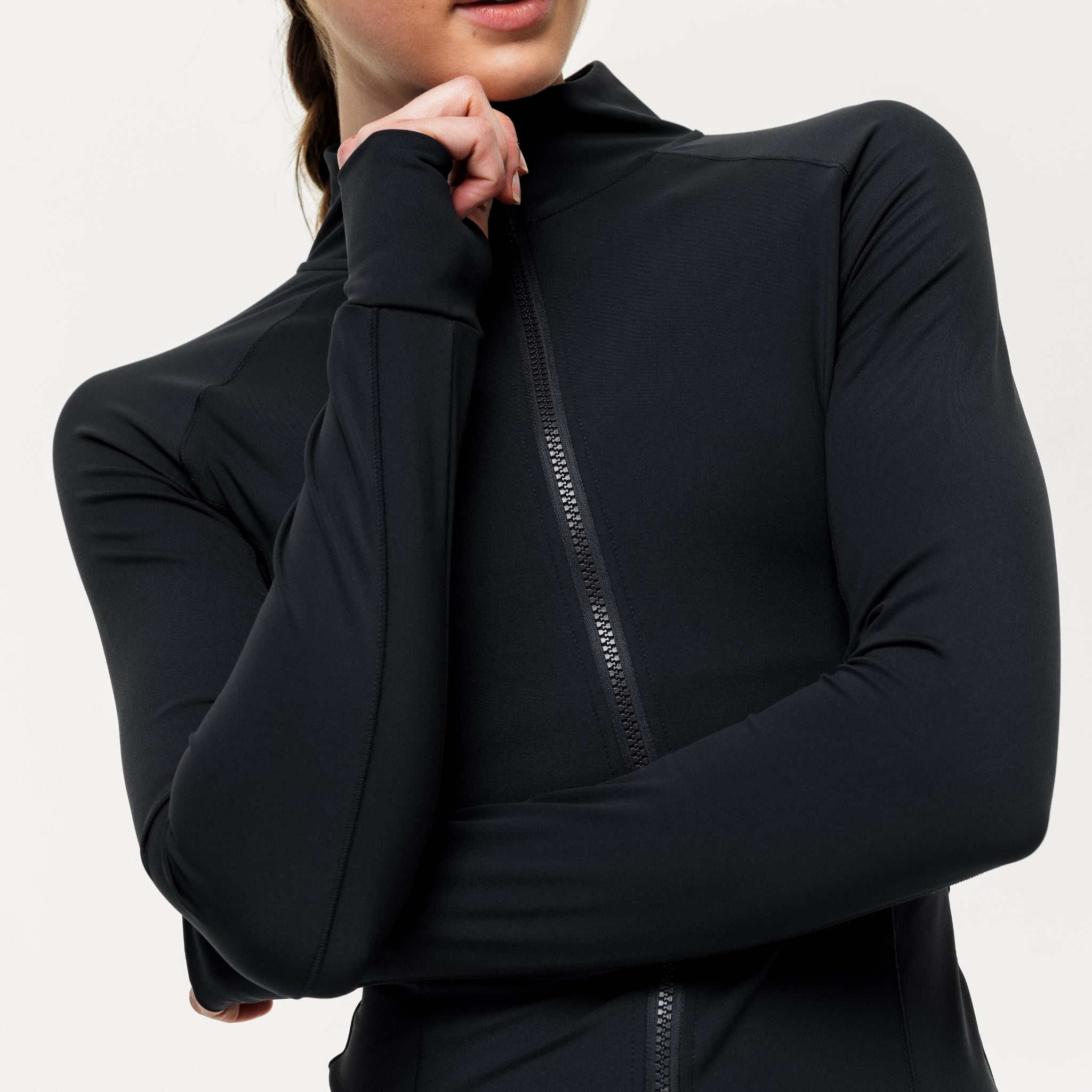 Training Zip Up Jacket - Black