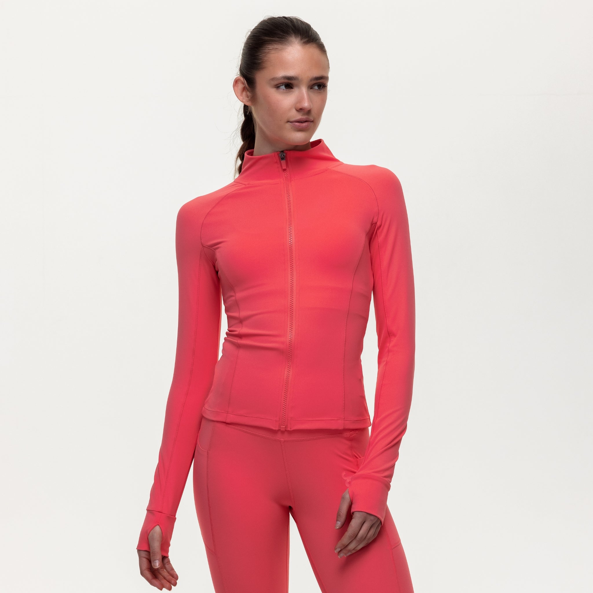 Training Zip Up Jacket - Coral