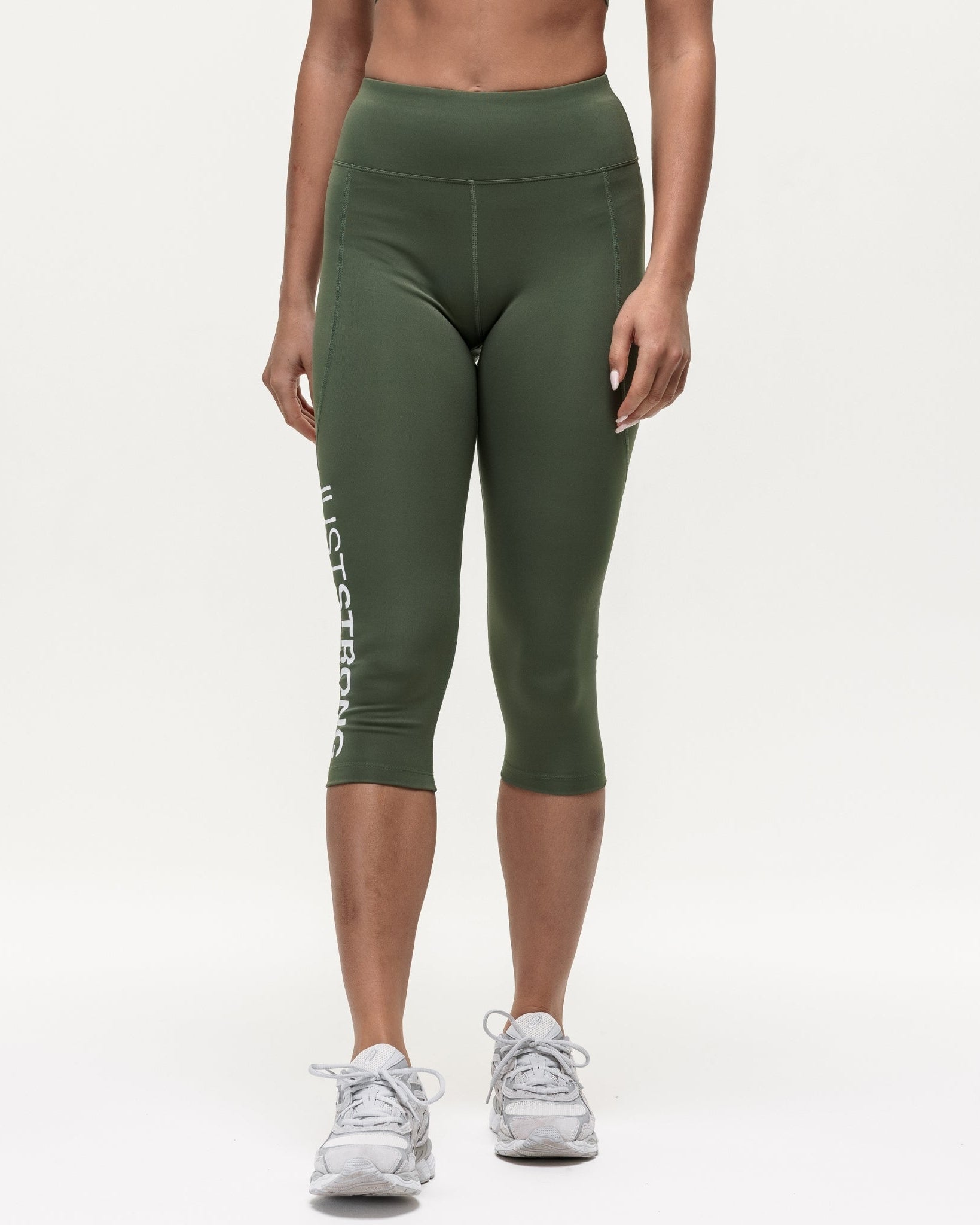 Motion Capri Leggings - Khaki