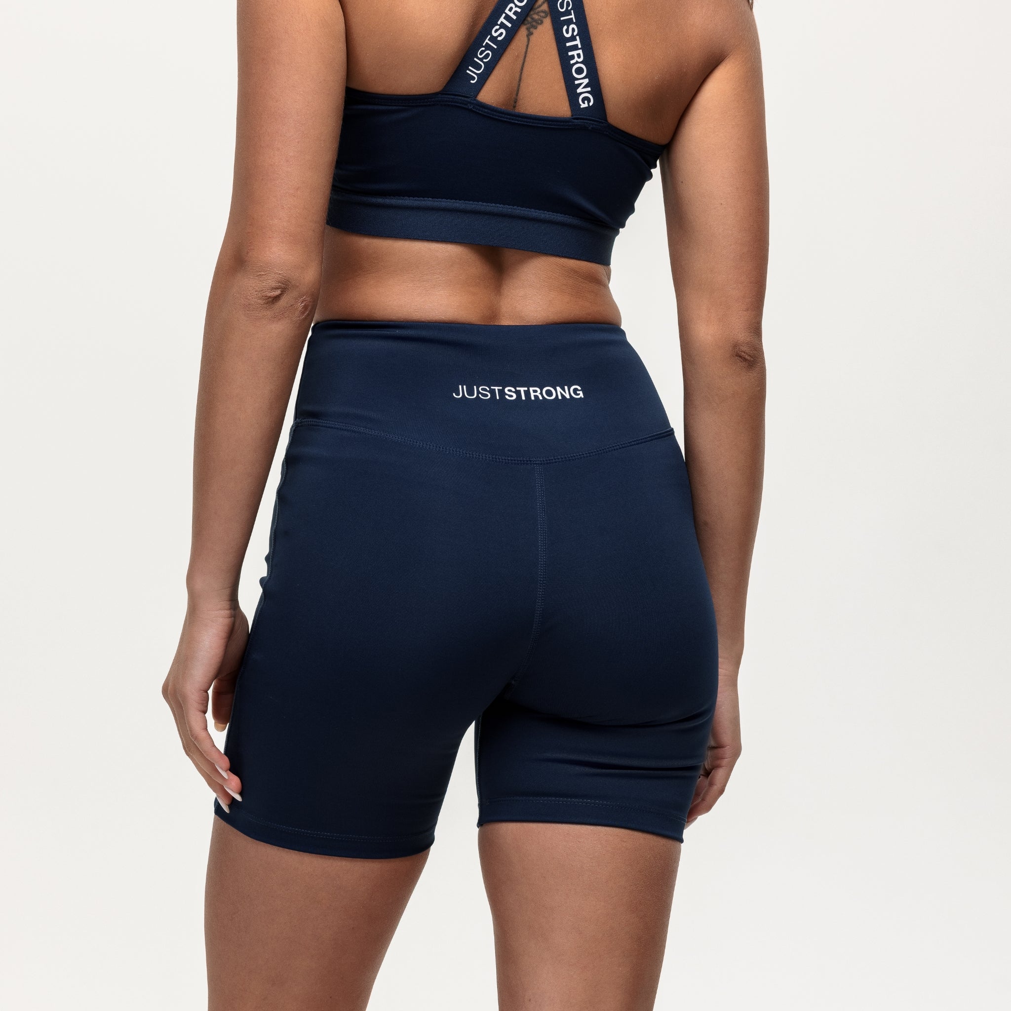 Motion High Rise Biker Shorts - Navy