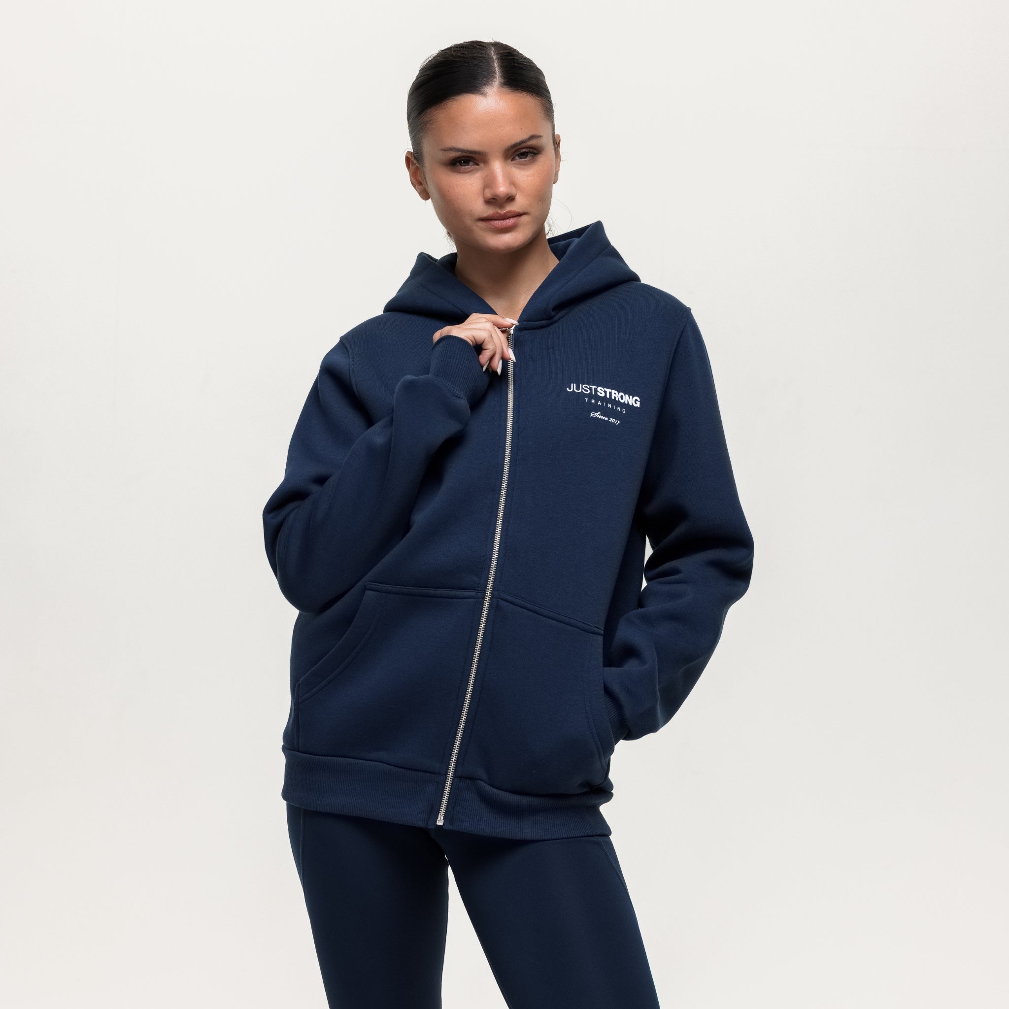 Training Essentials Motion Zip Hoodie - Navy
