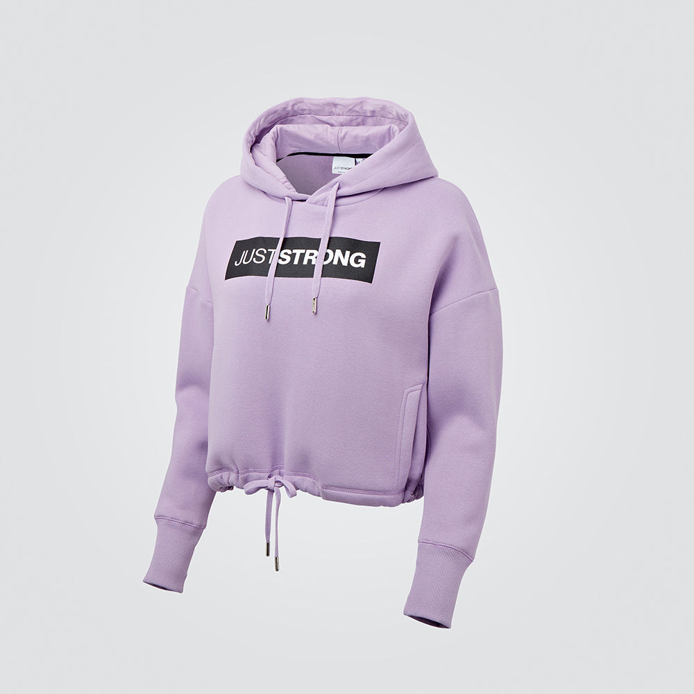 Crystal Relax Cropped Hoodie
