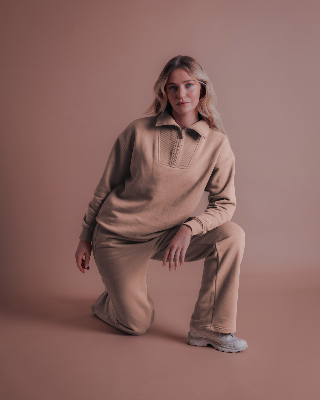 The Classic Quarter Zip - Sand