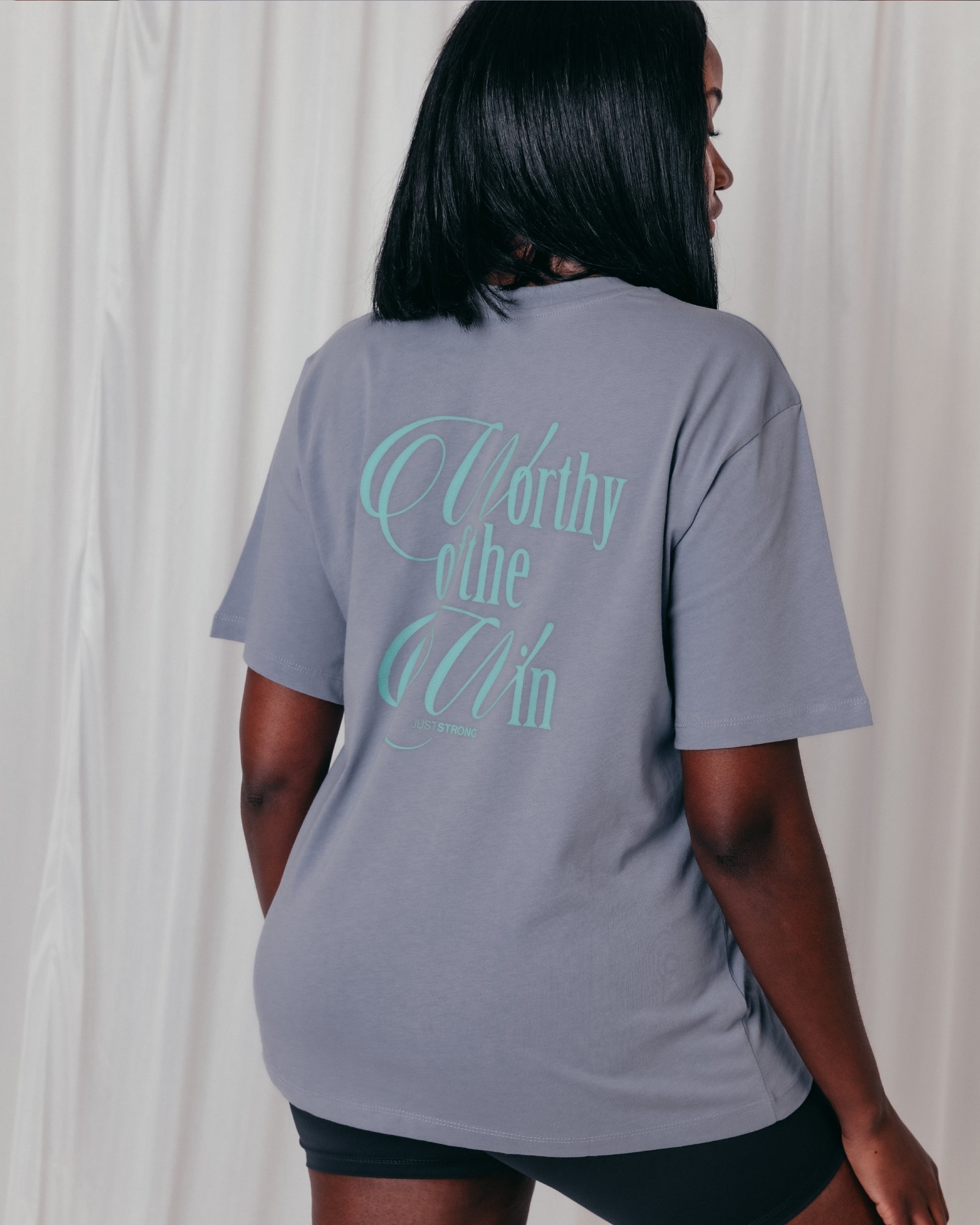 Worthy Boyfriend Tee - Washed Lilac