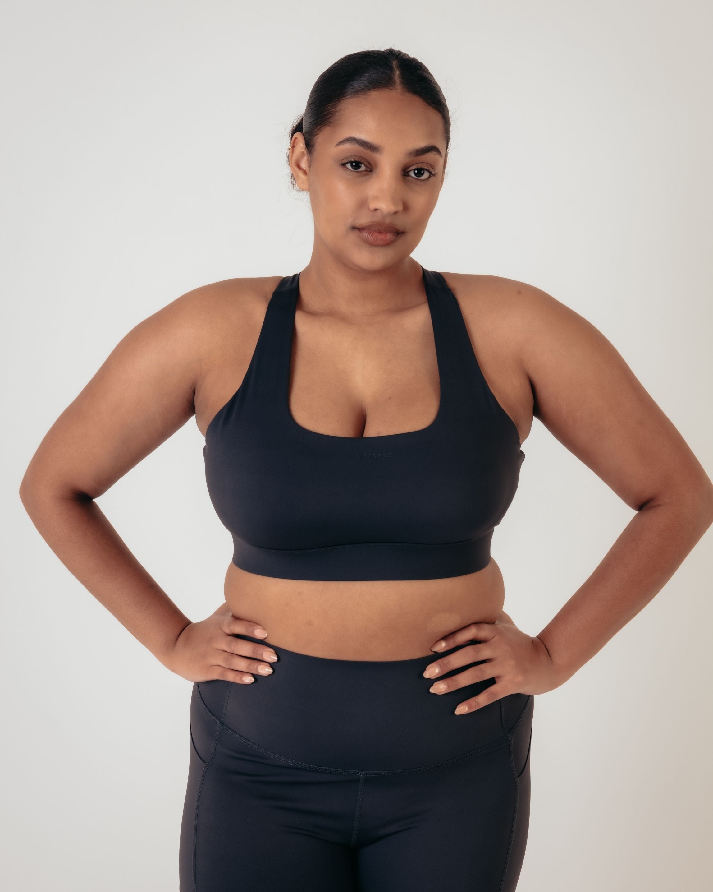 Flex Medium Support Bra - Black