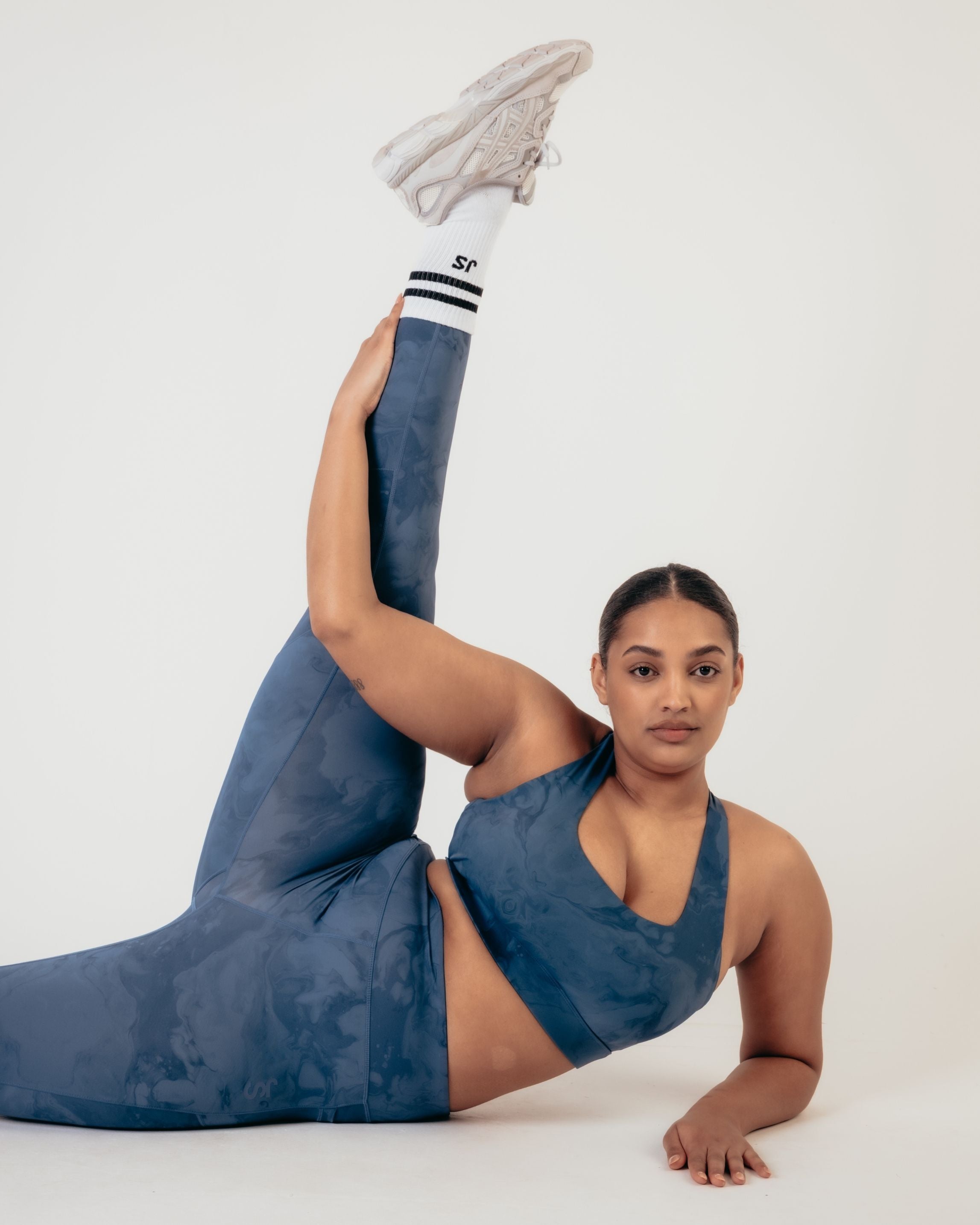 Power 7/8 Training Leggings - Indigo Marble