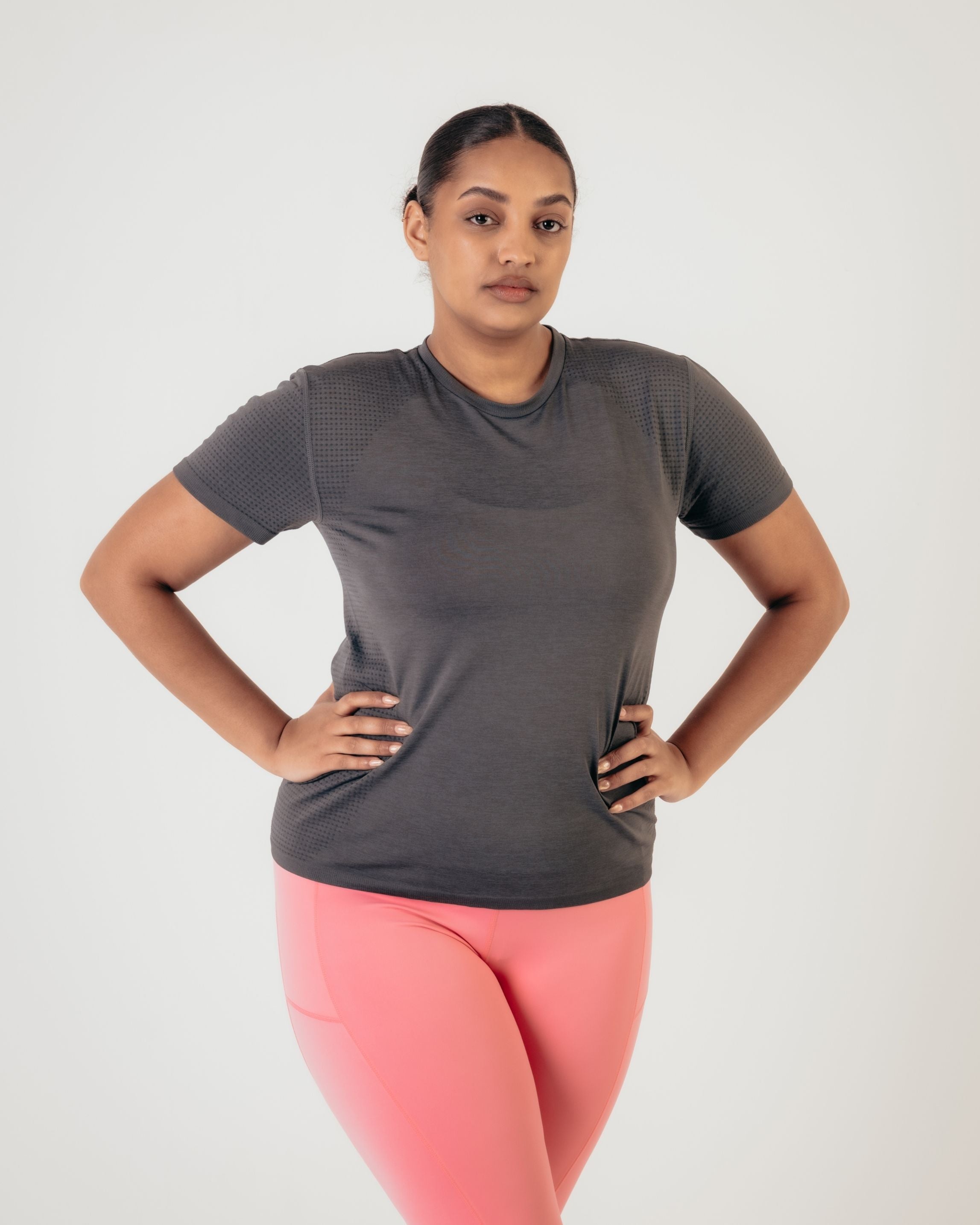 Seamless Performance Training Tee - Slate