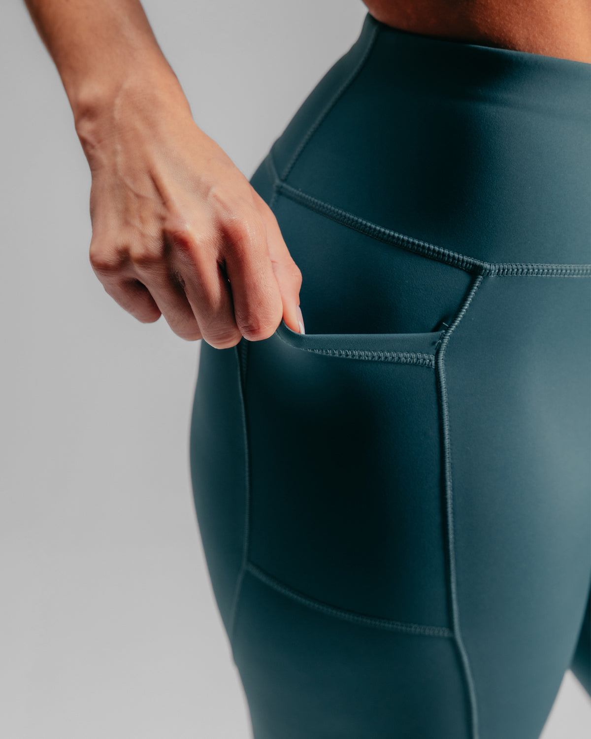 Power High Rise 7/8 Leggings - Teal