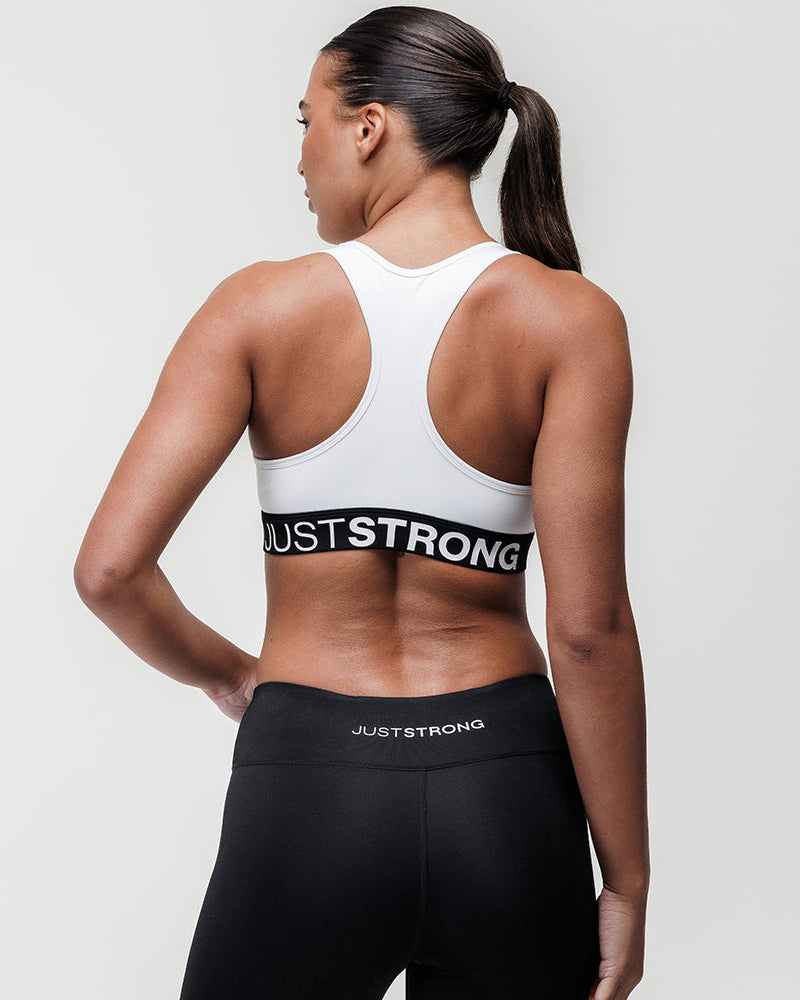 Motion Light Support Bra - White