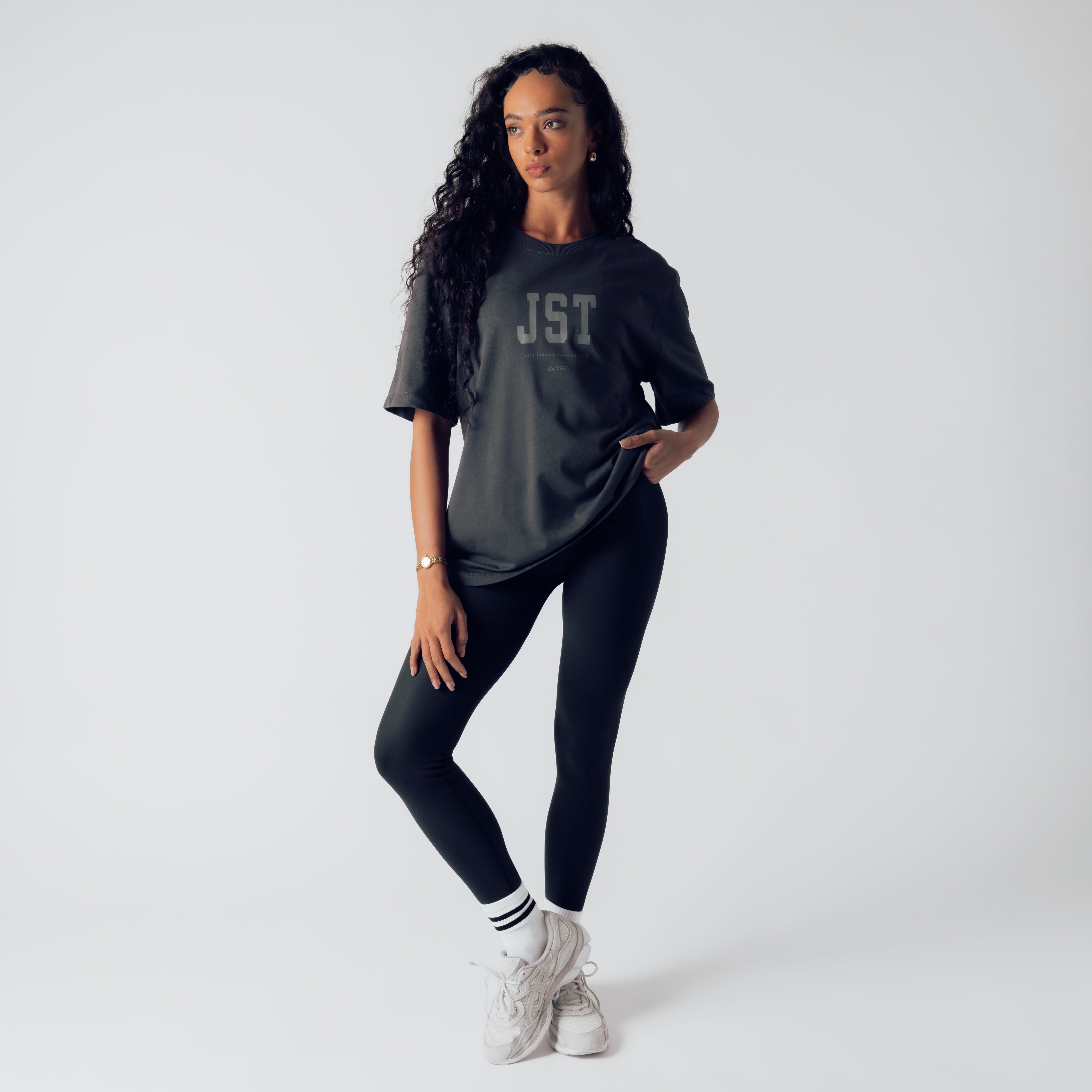 Training Club Oversized Tee - Washed Black