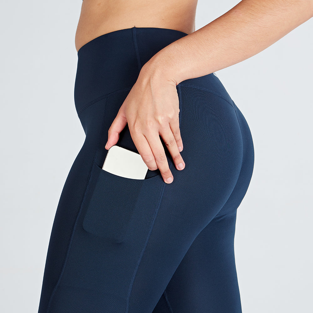 Navy leggings hot sale with pockets